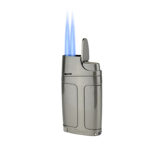 Xikar ELX Double Lighter in Gunmetal - view 2