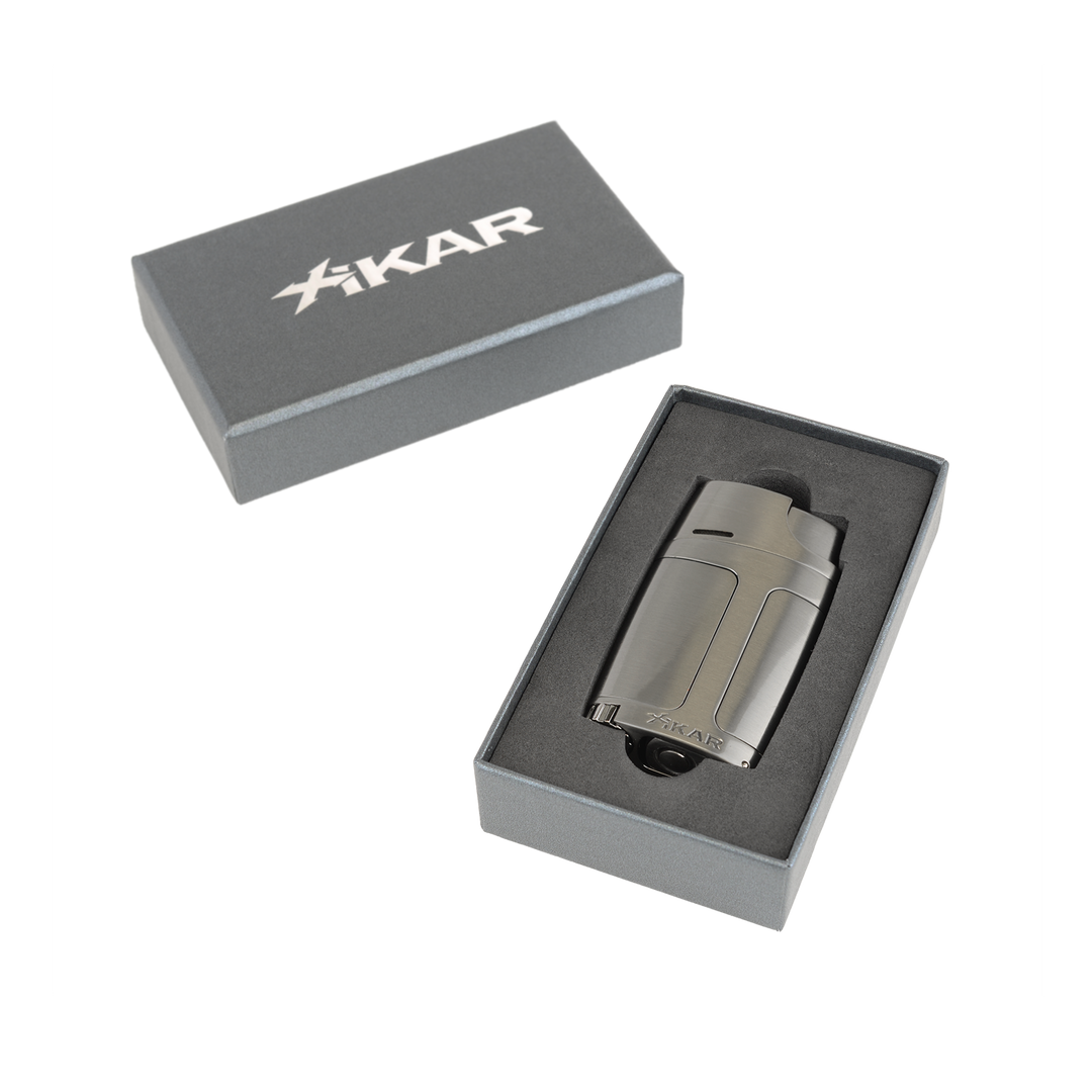 Xikar ELX Double Lighter in Gunmetal - view 4
