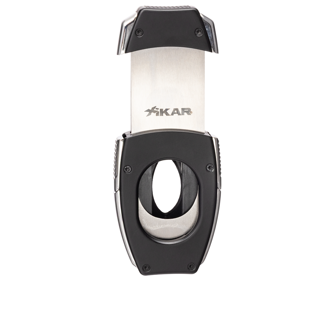 Xikar Flip Dual V-Cut & Straight Cutter in Black - view 2