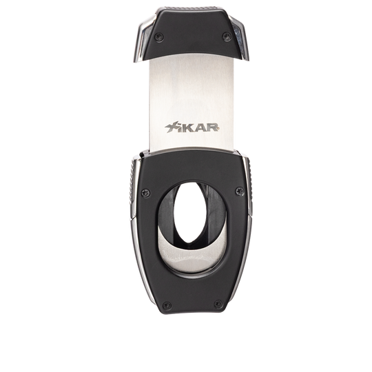 Xikar Flip Dual V-Cut & Straight Cutter in Black - view 2