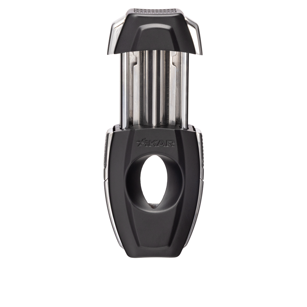 Xikar Flip Dual V-Cut & Straight Cutter in Black - view 4