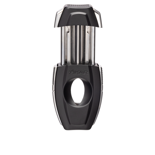 Xikar Flip Dual V-Cut & Straight Cutter in Black - view 4
