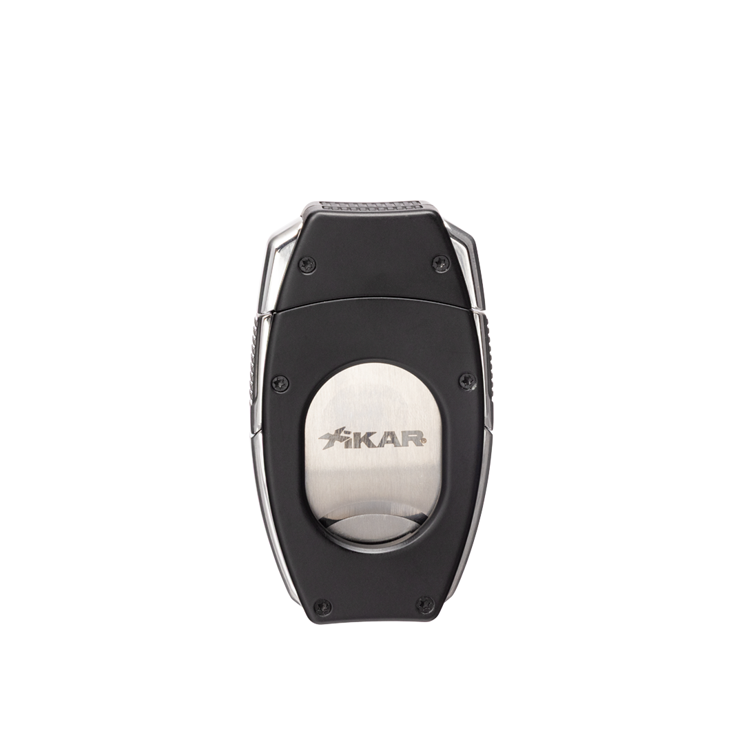 Xikar Flip Dual V-Cut & Straight Cutter in Black - view 5