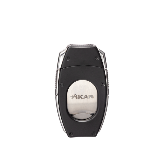 Xikar Flip Dual V-Cut & Straight Cutter in Black - view 5