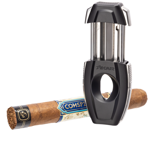 Xikar Flip Dual V-Cut & Straight Cutter in Black - view 8