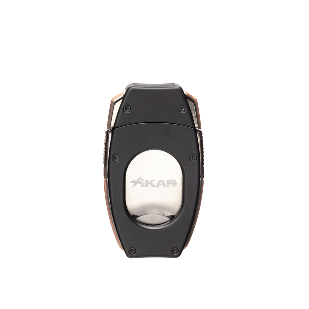 Xikar Flip Dual V-Cut & Straight Cutter in Black & Bronze - view 2
