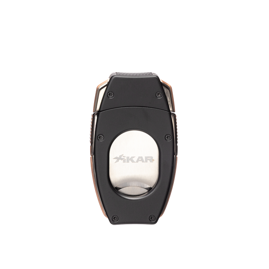 Xikar Flip Dual V-Cut & Straight Cutter in Black & Bronze - view 2