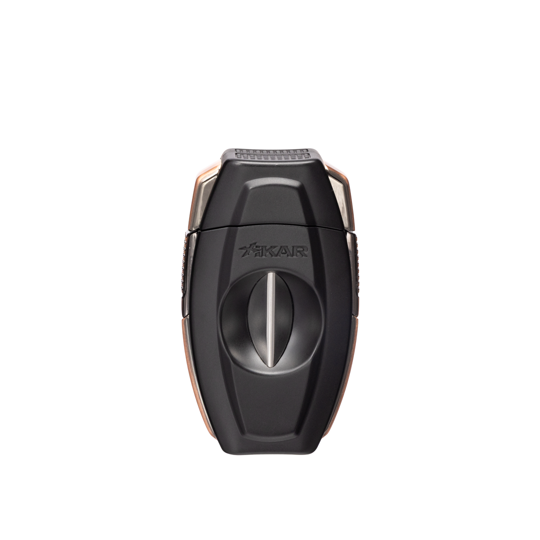 Xikar Flip Dual V-Cut & Straight Cutter in Black & Bronze - view 4