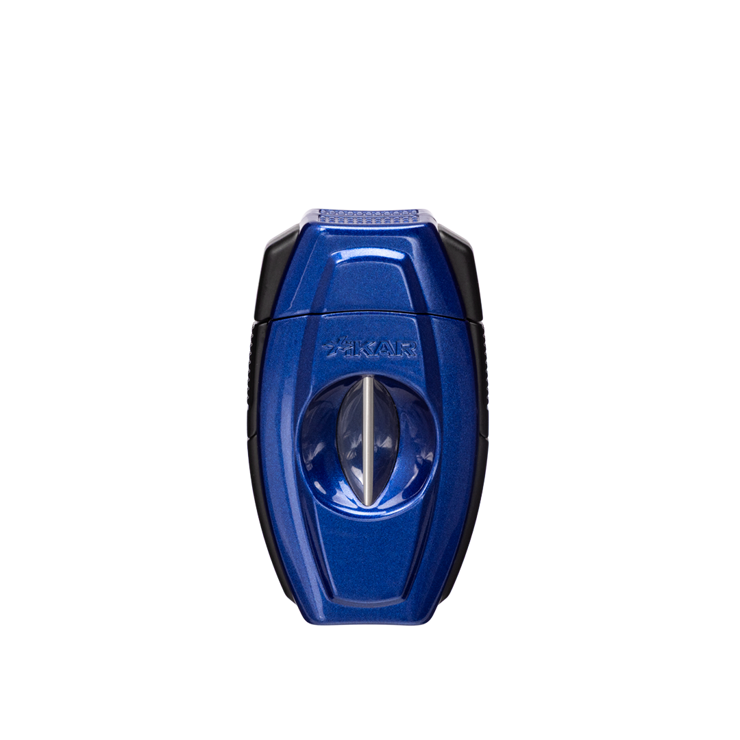 Xikar Flip Dual V-Cut & Straight Cutter in Blue - view 3