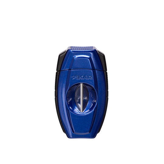 Xikar Flip Dual V-Cut & Straight Cutter in Blue - view 3