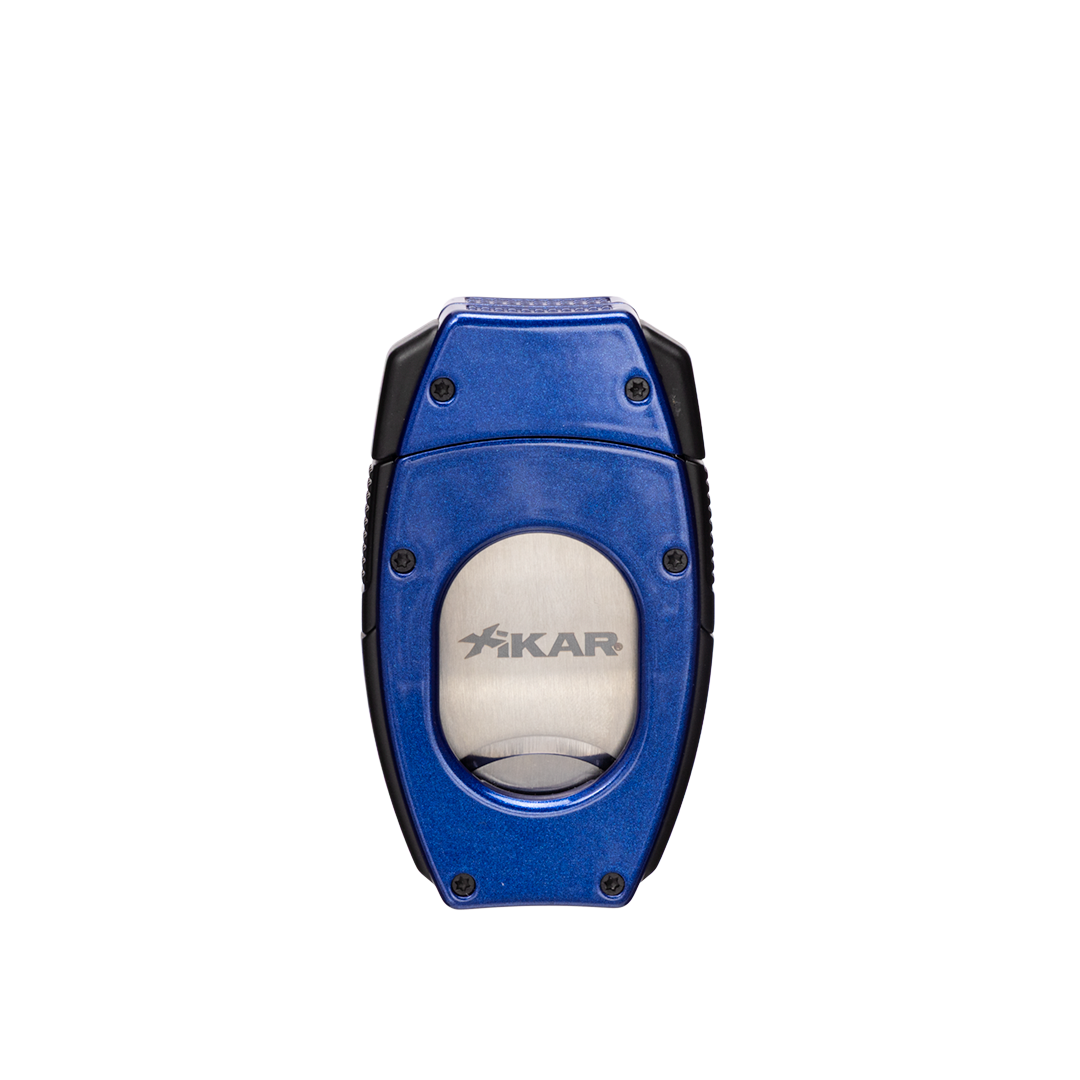 Xikar Flip Dual V-Cut & Straight Cutter in Blue - view 7