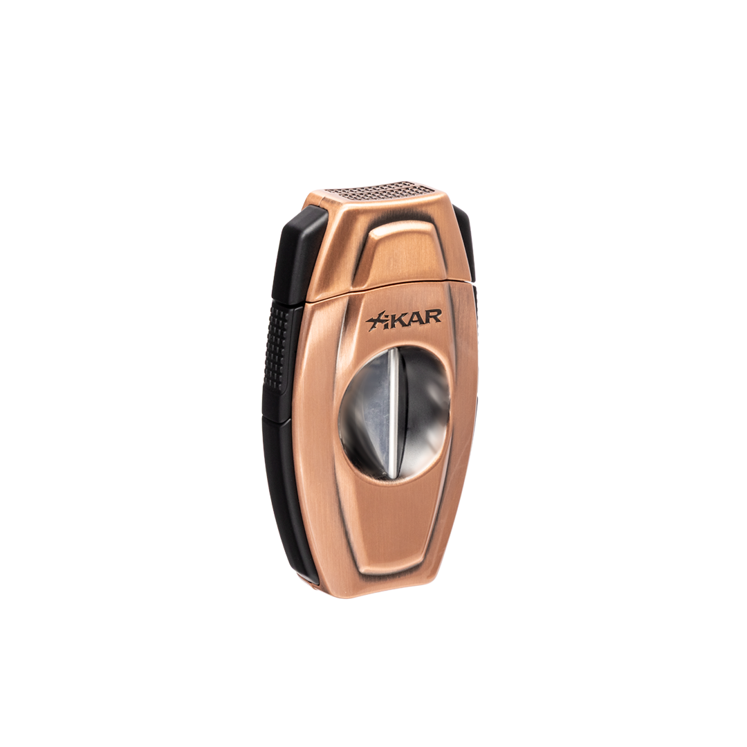 Xikar Flip Dual V-Cut & Straight Cutter in Bronze