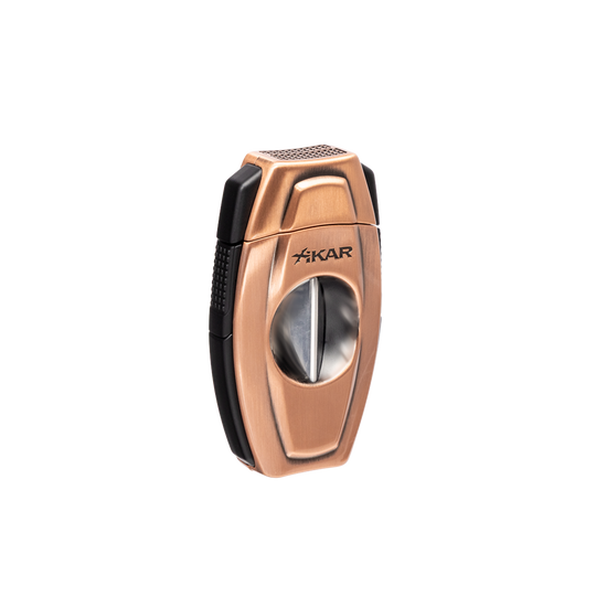 Xikar Flip Dual V-Cut & Straight Cutter in Bronze