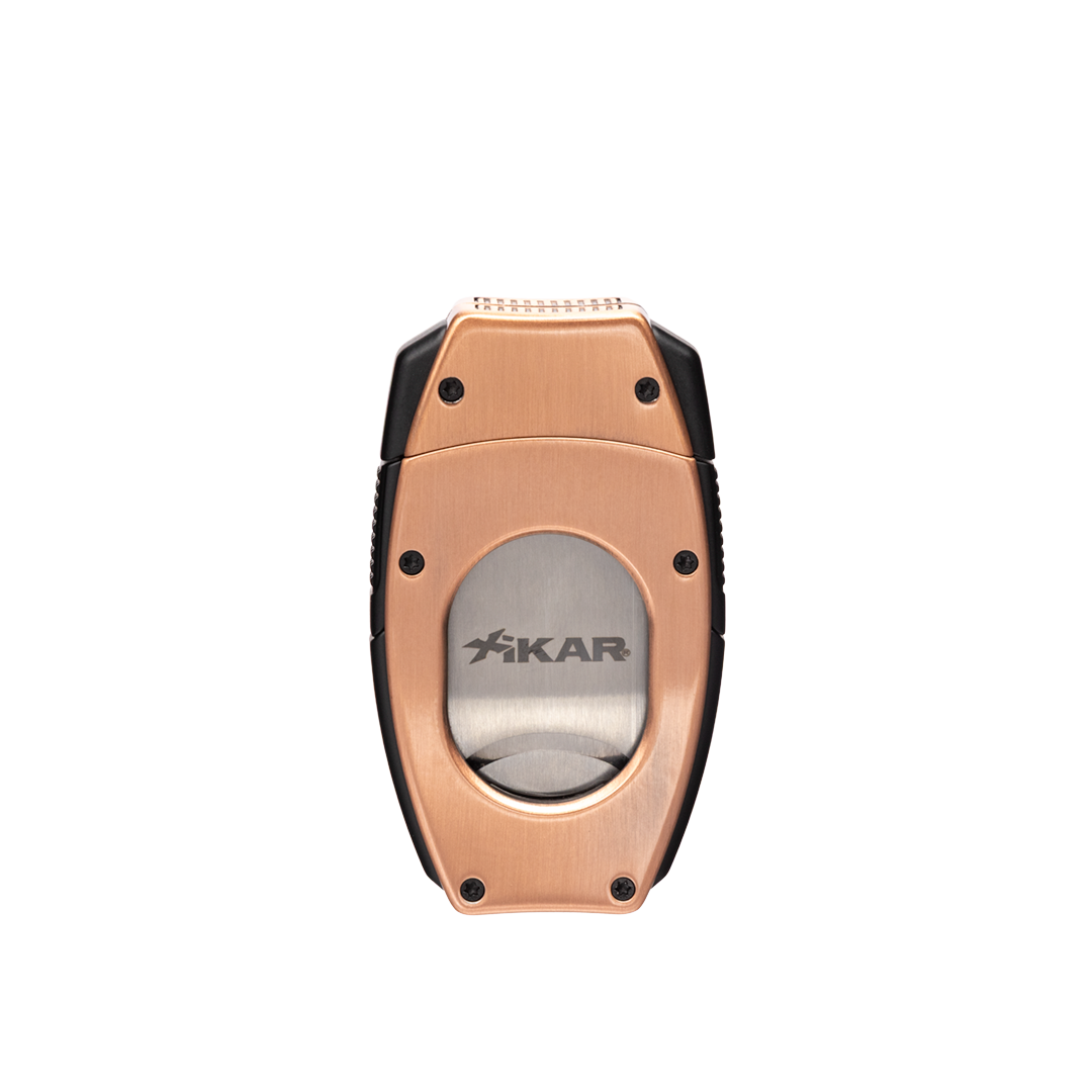 Xikar Flip Dual V-Cut & Straight Cutter in Bronze - view 2