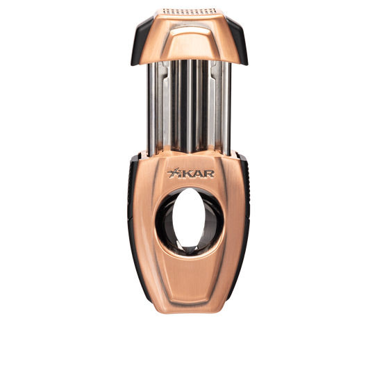 Xikar Flip Dual V-Cut & Straight Cutter in Bronze - view 8
