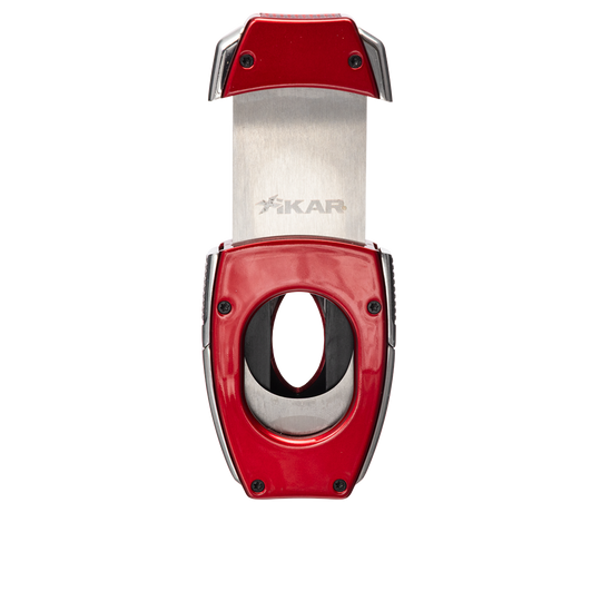 Xikar Flip Dual V-Cut & Straight Cutter in Red - view 3