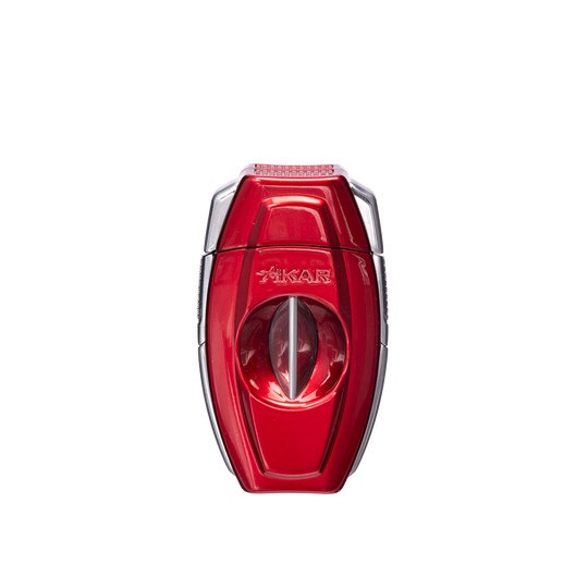 Xikar Flip Dual V-Cut & Straight Cutter in Red - view 5