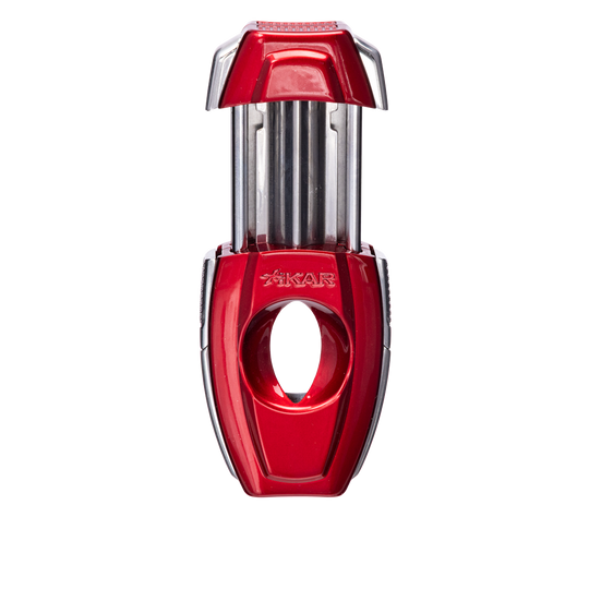 Xikar Flip Dual V-Cut & Straight Cutter in Red - view 8