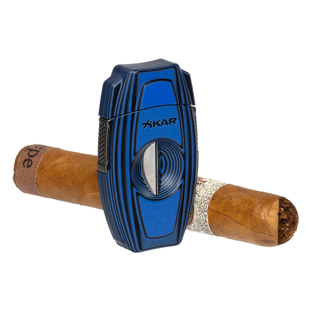 Xikar G10 VX2 V-Cut Cigar Cutter in Blue - view 2