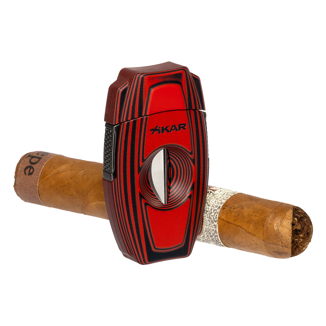Xikar G10 VX2 V-Cut Cigar Cutter in Red - view 2