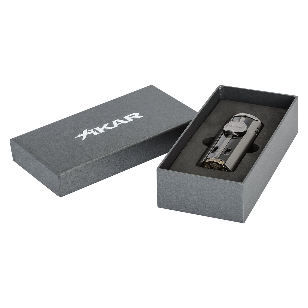 Xikar HP4 Quad Lighter in Gunmetal - view 6