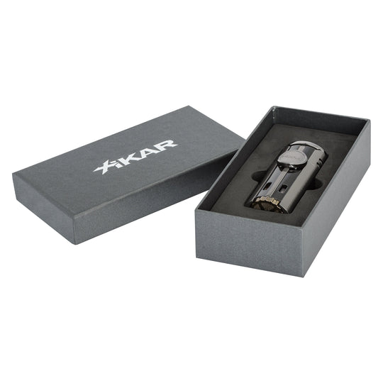 Xikar HP4 Quad Lighter in Matte Black - view 7