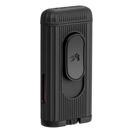 Xikar Hedron Lighter, hybrid jet/soft flame, black - view 3