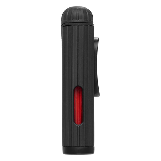 Xikar Hedron Lighter, hybrid jet/soft flame, black - view 5