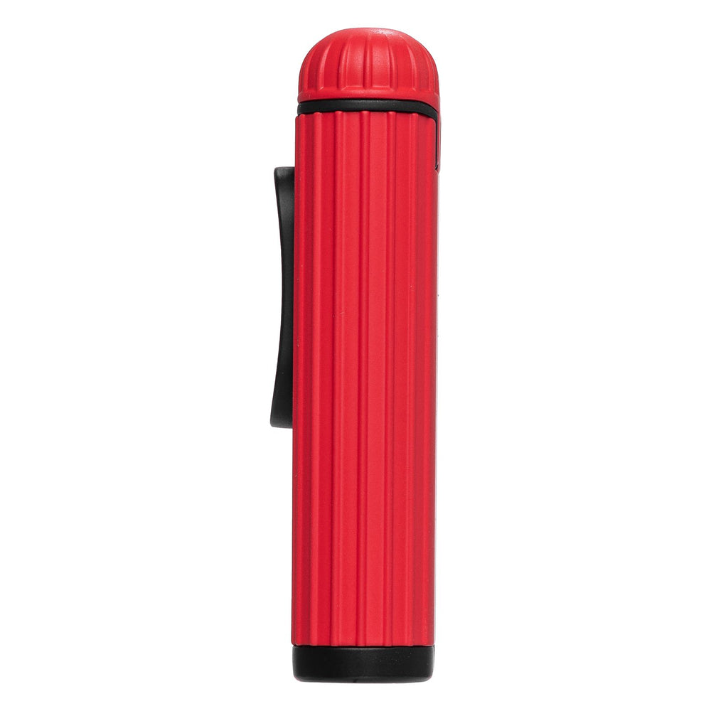 Xikar Hedron Lighter, hybrid jet/soft flame, red and black - view 2
