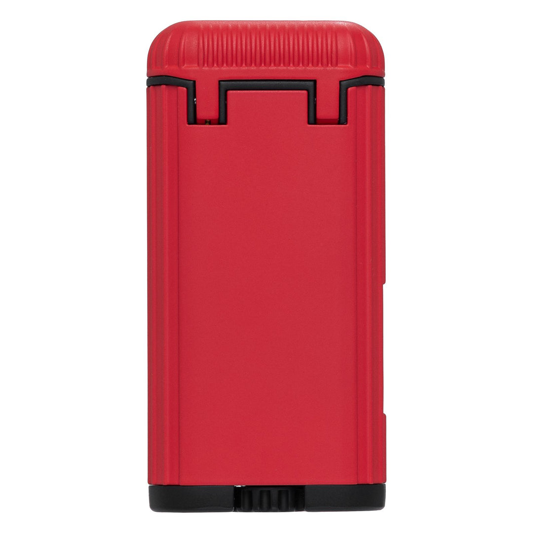 Xikar Hedron Lighter, hybrid jet/soft flame, red and black - view 7