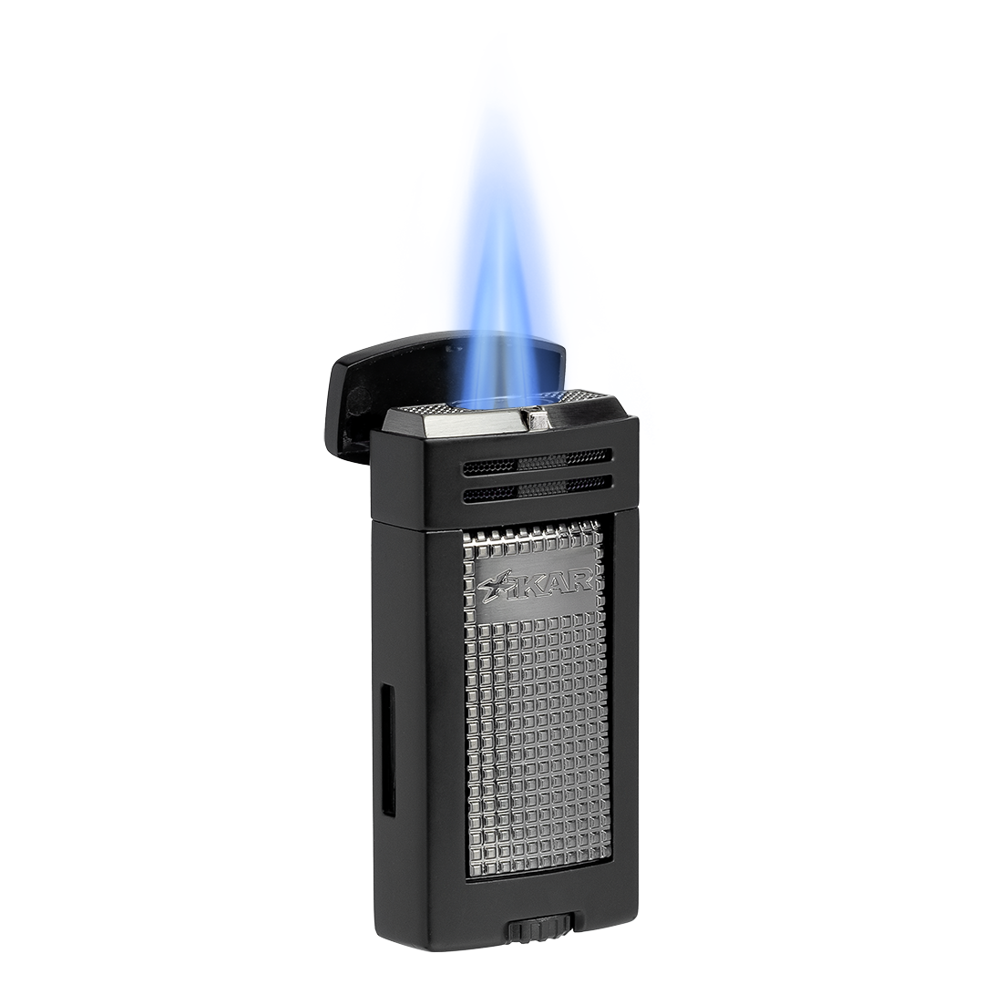 Xikar Ion Double Jet Lighter in Black - view 2