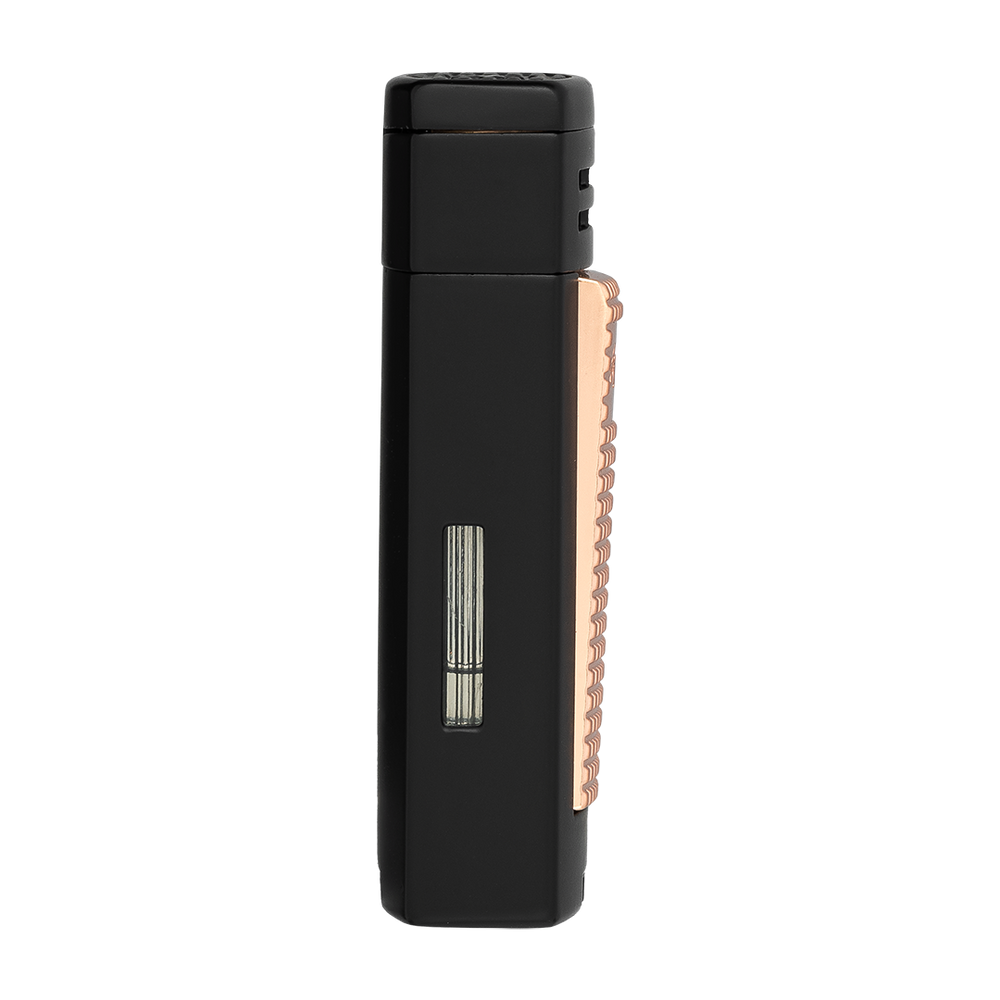 Xikar Ion Double Jet Lighter in Black and Rose - view 2