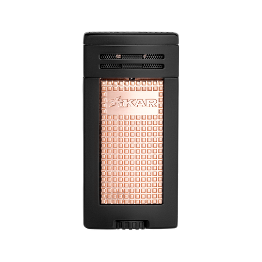 Xikar Ion Double Jet Lighter in Black and Rose - view 3