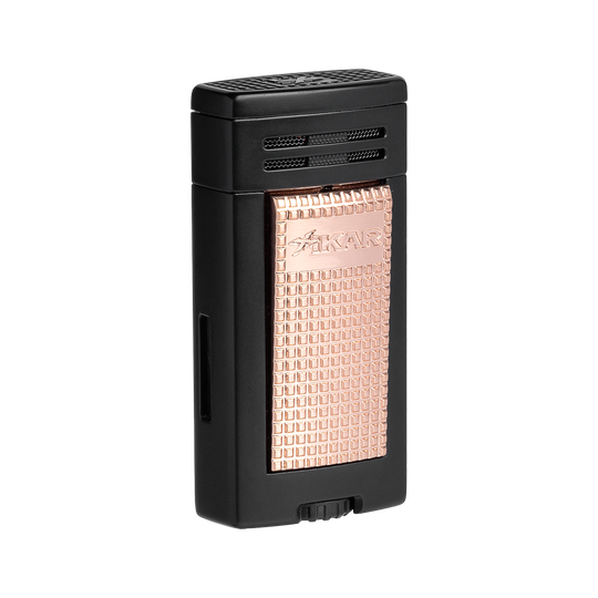 Xikar Ion Double Jet Lighter in Black and Rose - view 6