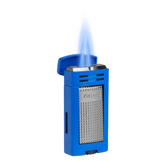 Xikar Ion Double Jet Lighter in Blue - view 4