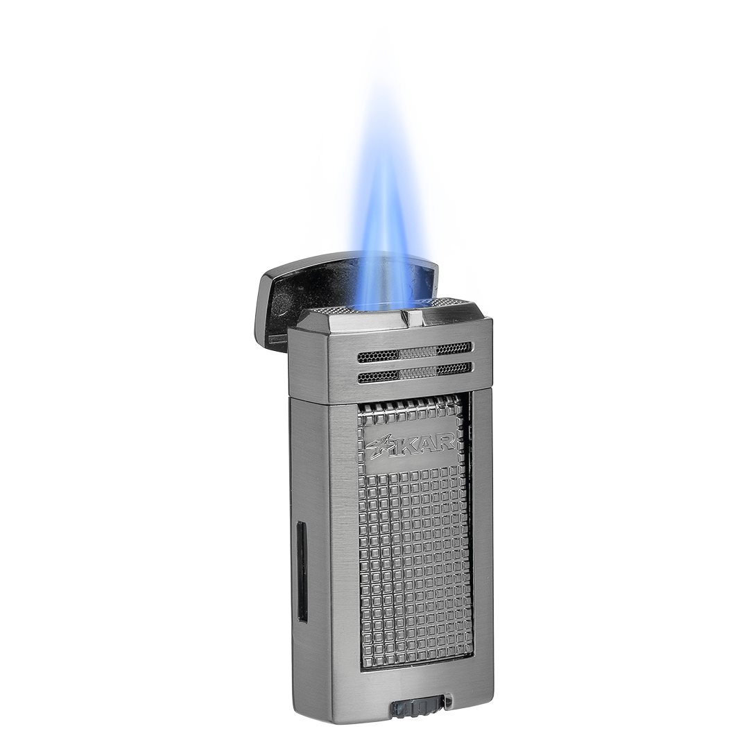 Xikar Ion Double Jet Lighter in Gunmetal - view 3