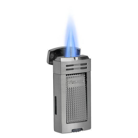 Xikar Ion Double Jet Lighter in Gunmetal - view 3