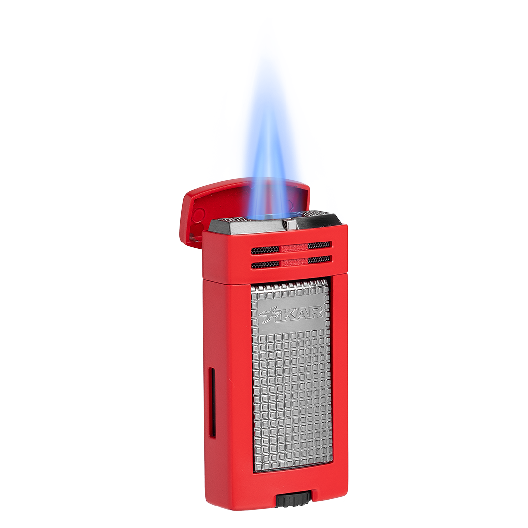 Xikar Ion Double Jet Lighter in Red - view 5