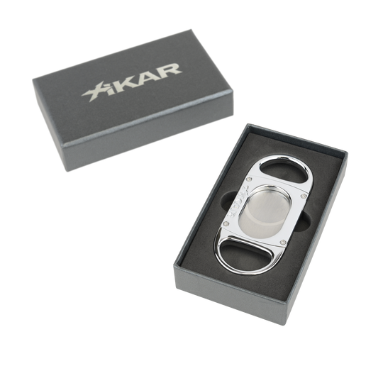 Xikar M8 Metal Body Cutter in Chrome Silver - view 4