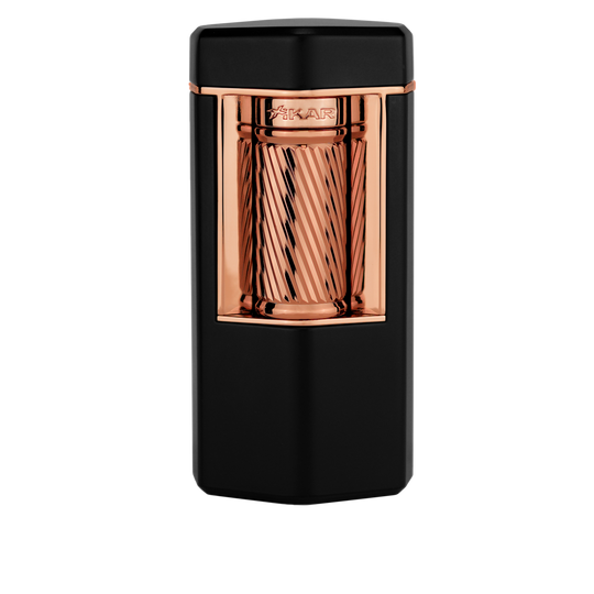 Xikar Meridian in Black & Rose Gold