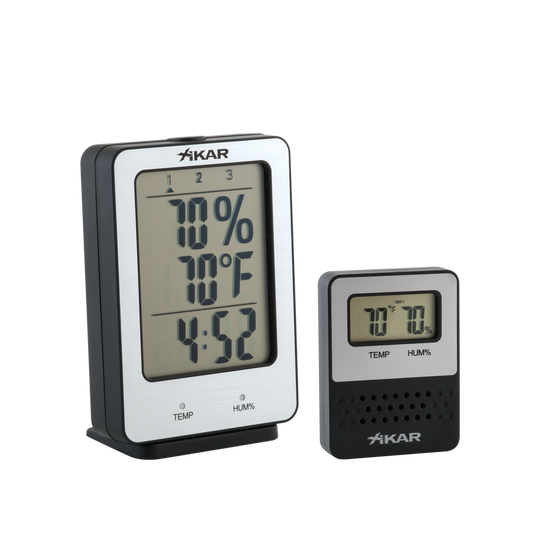 Xikar PuroTemp Wireless Hygrometer with Remote Sensor - view 2
