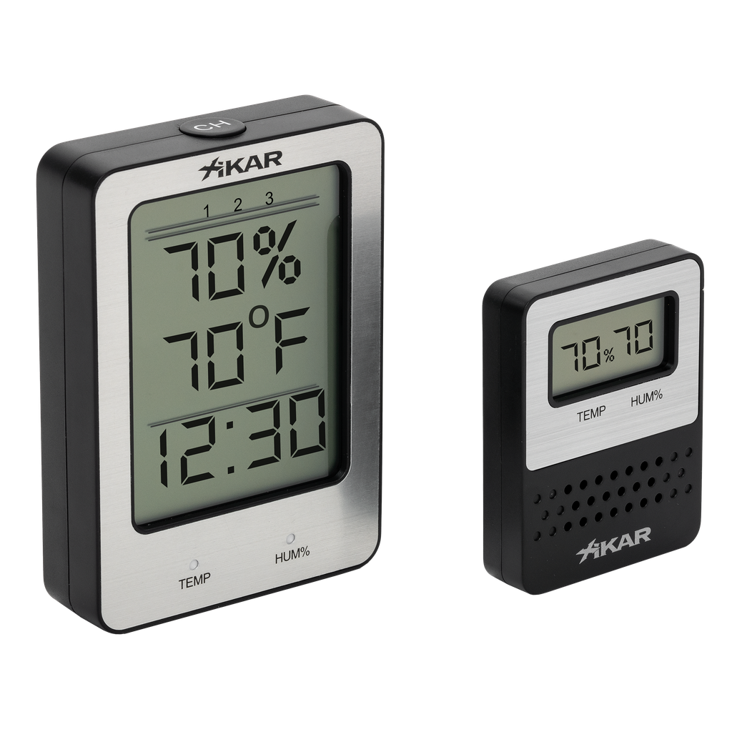 Xikar PuroTemp Wireless Hygrometer with Remote Sensor - view 3