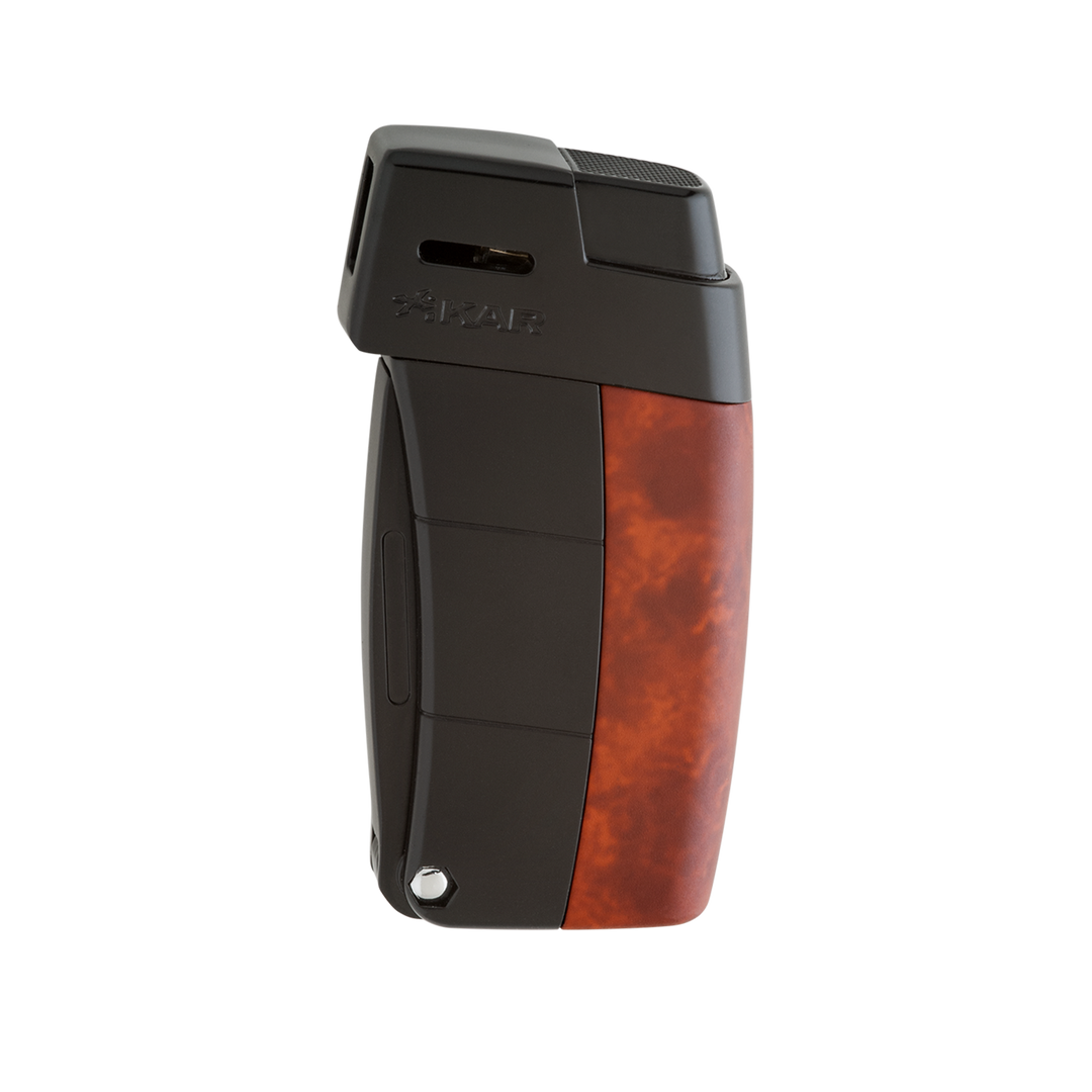 Xikar Resource II Pipe Lighter in Amboina Burl