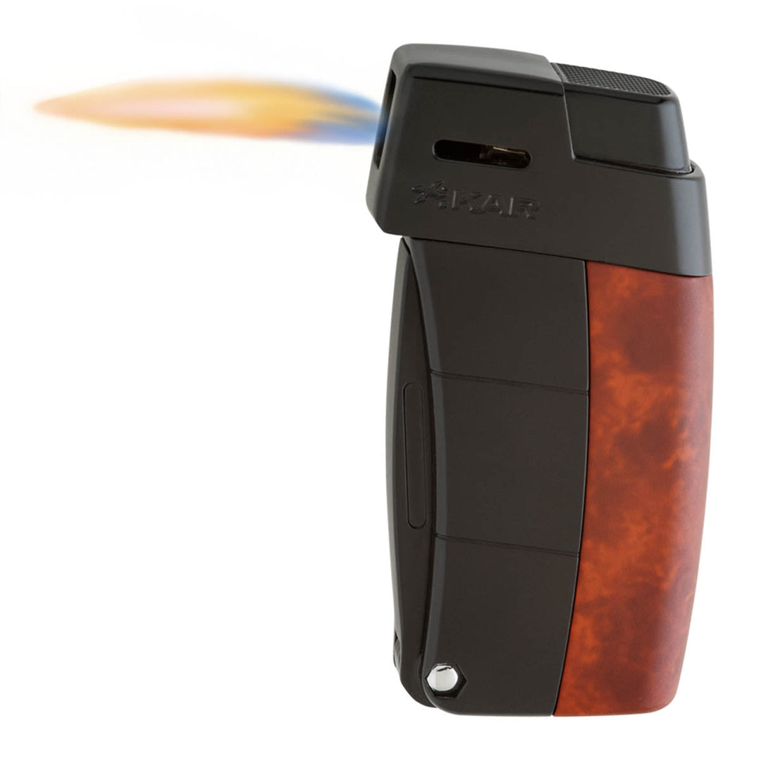 Xikar Resource II Pipe Lighter in Amboina Burl - view 3