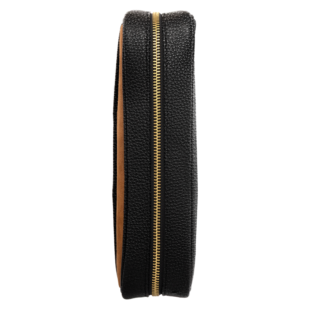 Xikar Sentinel Leather Case -Black Leather & Tan Suede - view 4