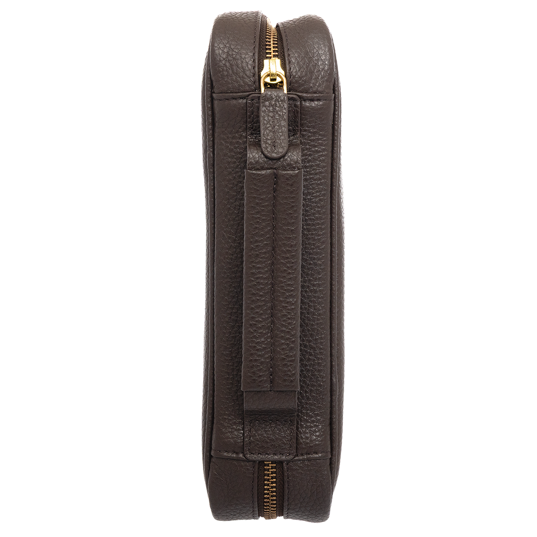 Xikar Sentinel Leather Case -Brown Leather & Tan Suede - view 4