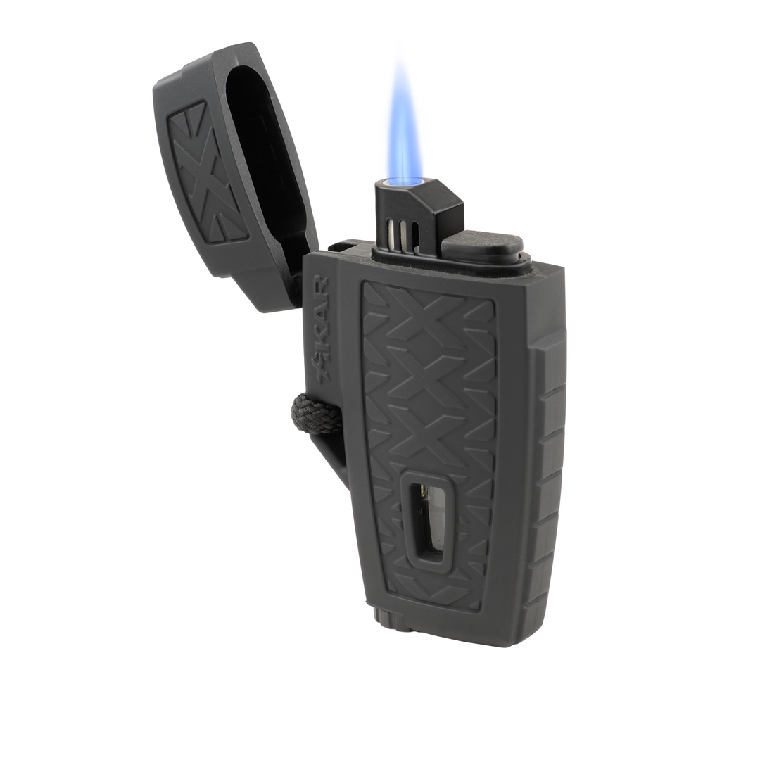 Xikar Stratosphere II Single Lighter in Black - view 4