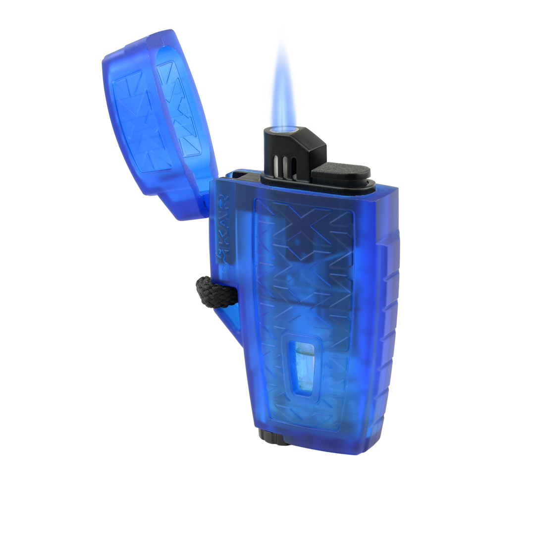 Xikar Stratosphere II Single Lighter in Blue - view 2
