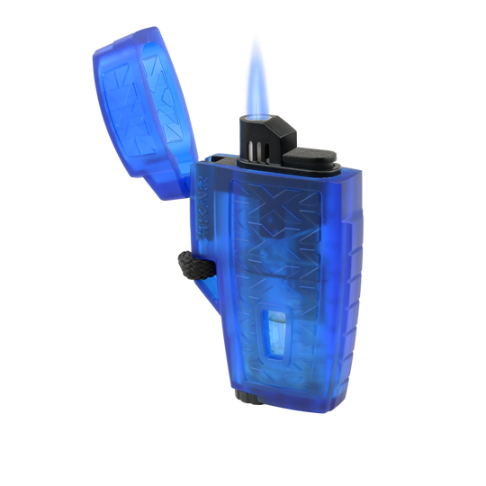 Xikar Stratosphere II Single Lighter in Blue - view 2