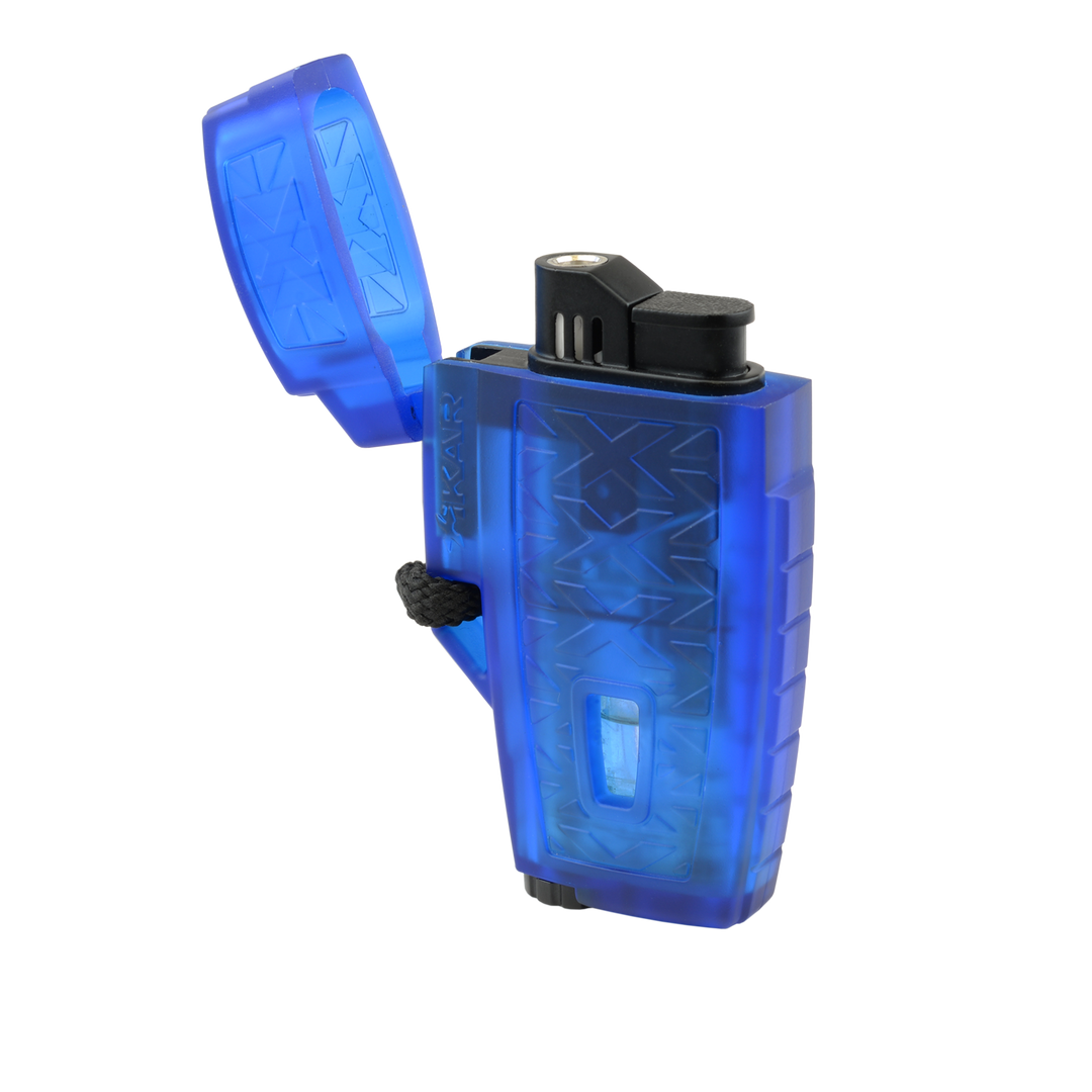 Xikar Stratosphere II Single Lighter in Blue - view 3
